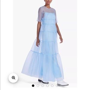 Staud Hyacinth Organza Dress | French Blue